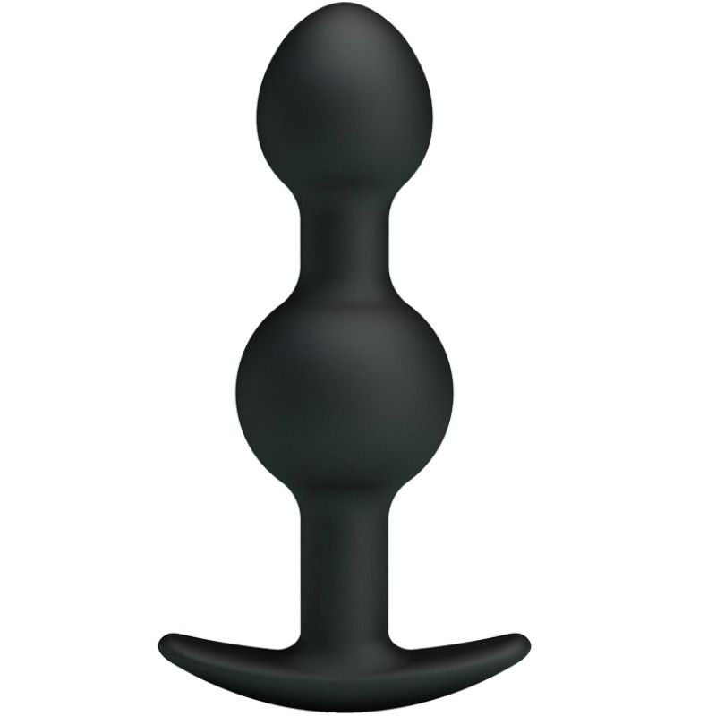 Pretty Love - Balles Anal En Silicone Spéciale Stimulation 10.3 Cm Noires